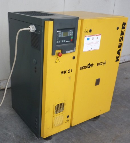 Compressore Kaeser usato 11 kw inverter - Plastin Gold